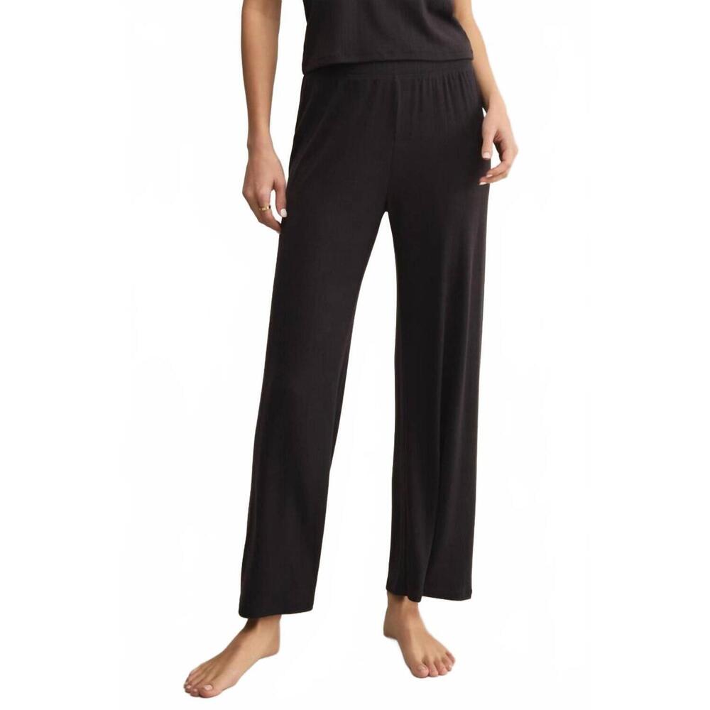 NEW Z SUPPLY luxe starry eyed pants in black sand